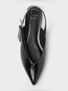 A New Day - Women’s Victoria Sling Back Side Buckle Flats Size 9